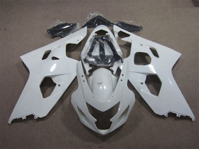 2004-2005 White GSXR 600 Motorcycle Fairings 2004-2005 White GSXR 600 Motorcycle Fairings