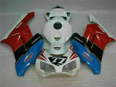 2004-2005 White Red 77 CBR1000RR Motorcycle Fairings