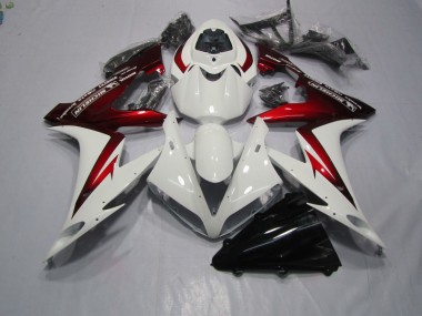 2004-2005 White Red CBR1000RR Motorcycle Fairing