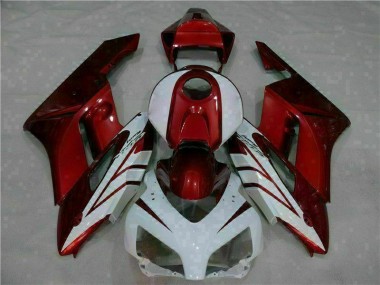 2004-2005 White Red CBR1000RR Motorcycle Fairings