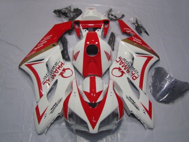 2004-2005 White Red PRAMAC CBR1000RR Motorcycle Fairings