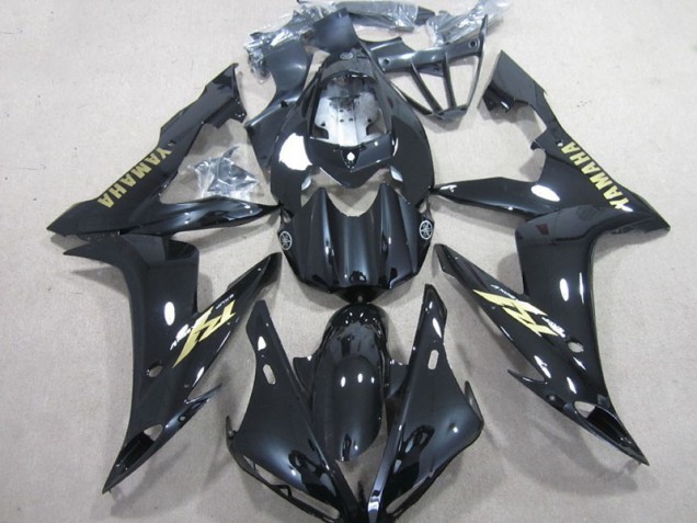 2004-2006 Black White Gold Decal YZF R1 Motorcycle Fairings 2004-2006 Black White Gold Decal YZF R1 Motorcycle Fairings