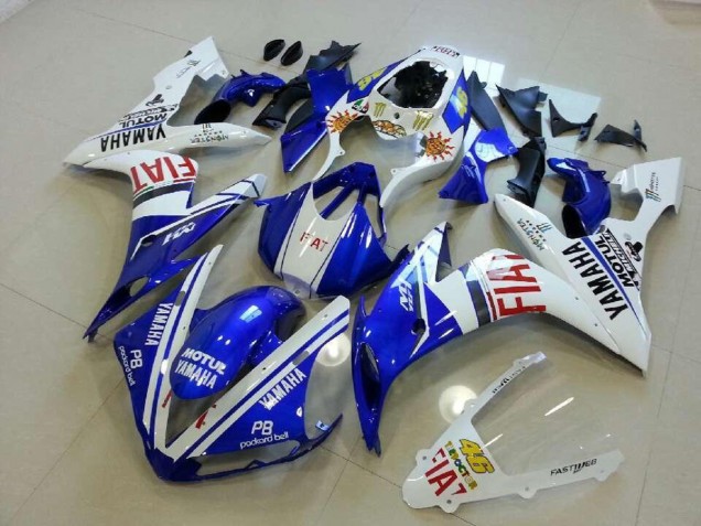 2004-2006 Blue White Red YZF R1 Motorcycle Fairings 2004-2006 Blue White Red YZF R1 Motorcycle Fairings