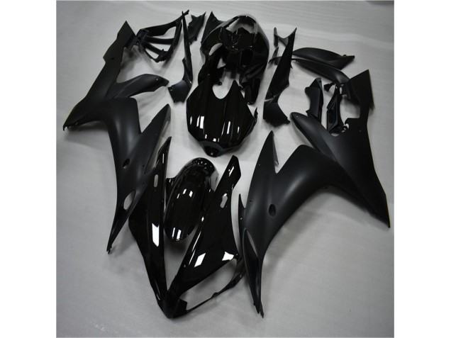 2004-2006 Glossy Matte Black YZF R1 Motorcycle Fairings 2004-2006 Glossy Matte Black YZF R1 Motorcycle Fairings