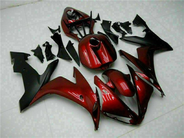 2004-2006 Red Black YZF R1 Motorcycle Fairings 2004-2006 Red Black YZF R1 Motorcycle Fairings