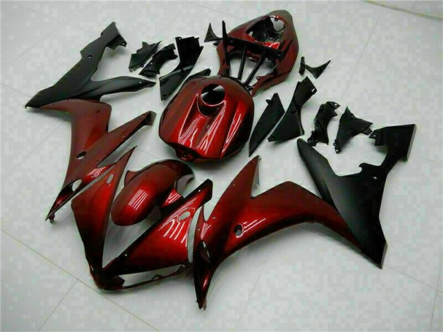 2004-2006 Red Black YZF R1 Motorcycle Fairings 2004-2006 Red Black YZF R1 Motorcycle Fairings
