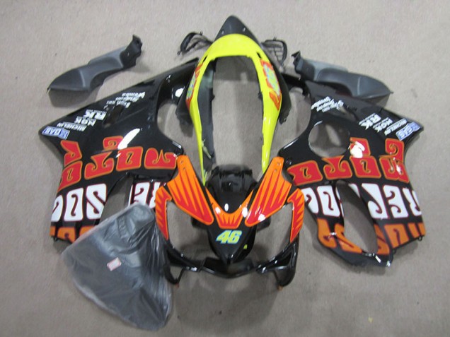 2004-2007 Black Red 46 CBR600 F4i Motorcycle Fairings 2004-2007 Black Red 46 CBR600 F4i Motorcycle Fairings