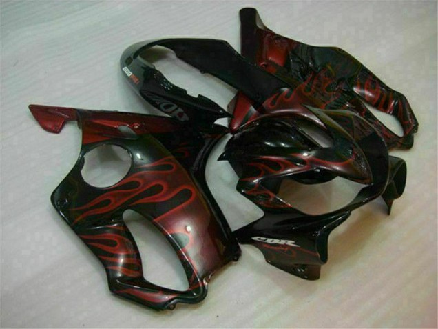 2004-2007 Red Flame CBR600 F4i Motorcycle Fairings 2004-2007 Red Flame CBR600 F4i Motorcycle Fairings