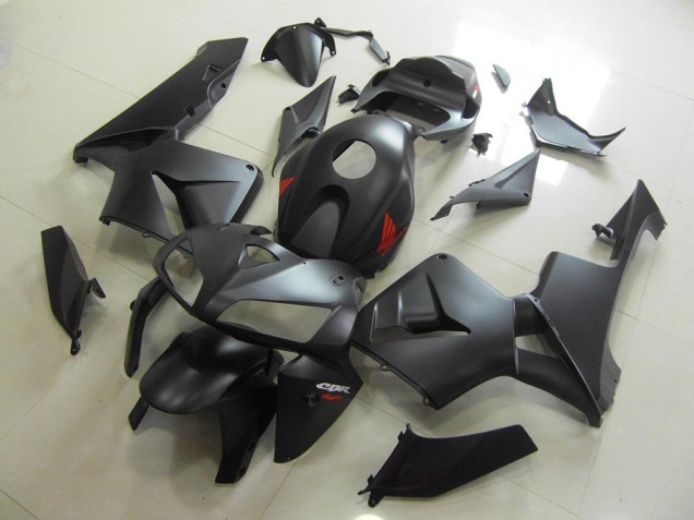 2005-2006 Black Red CBR600RR Full Motorcycle Fairing Kits