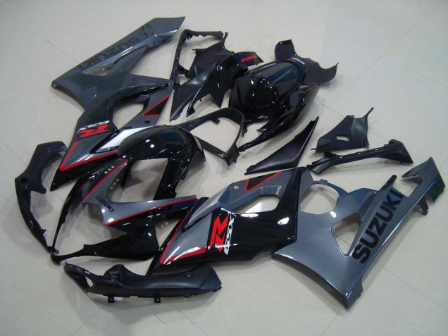 2005-2006 Black Red Decals GSXR 1000 Motorcycle Fairings 2005-2006 Black Red Decals GSXR 1000 Motorcycle Fairings
