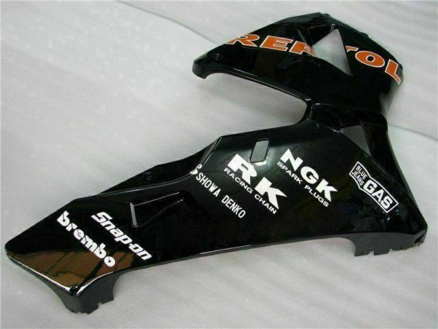 2005-2006 Black Repsol CBR600RR Motorcycle Fairings