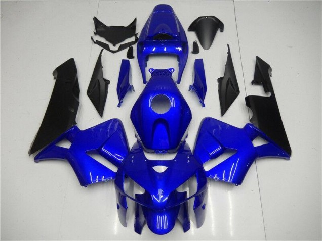 2005-2006 Blue Black CBR600RR Motorcycle Fairings 2005-2006 Blue Black CBR600RR Motorcycle Fairings