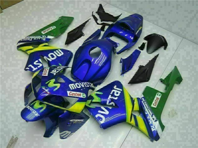 2005-2006 Blue CBR600RR Motorcycle Fairings 2005-2006 Blue CBR600RR Motorcycle Fairings
