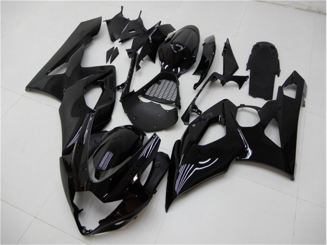 2005-2006 Glossy Black GSXR 1000 Motorcycle Fairings 2005-2006 Glossy Black GSXR 1000 Motorcycle Fairings
