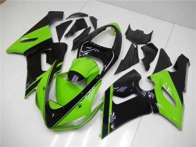 2005-2006 Green Black ZX6R Motorcycle Fairing 2005-2006 Green Black ZX6R Motorcycle Fairing