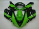2005-2006 Green Black ZX6R Motorcycle Fairings 2005-2006 Green Black ZX6R Motorcycle Fairings