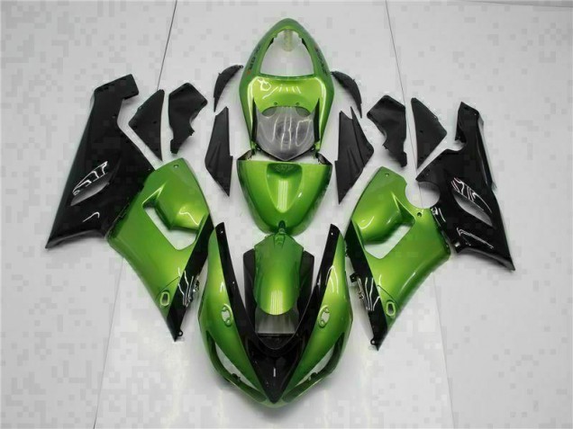2005-2006 Green ZX6R Motorcycle Fairing Kits & Plastic 2005-2006 Green ZX6R Motorcycle Fairing Kits & Plastic