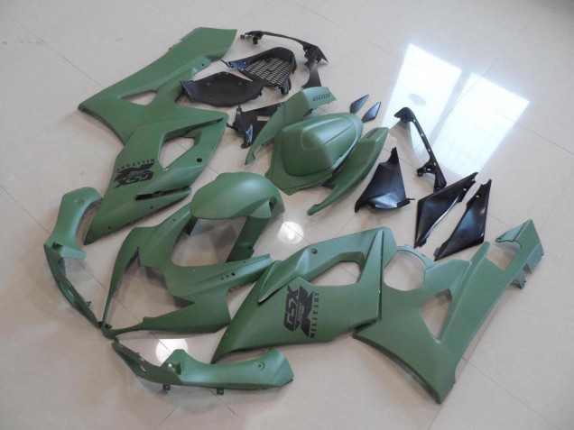 2005-2006 Matte Army Green GSXR 1000 Motorcycle Fairings 2005-2006 Matte Army Green GSXR 1000 Motorcycle Fairings