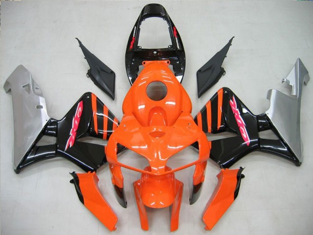 2005-2006 Orange Black CBR600RR Motorcycle Fairing & Bodywork 2005-2006 Orange Black CBR600RR Motorcycle Fairing & Bodywork
