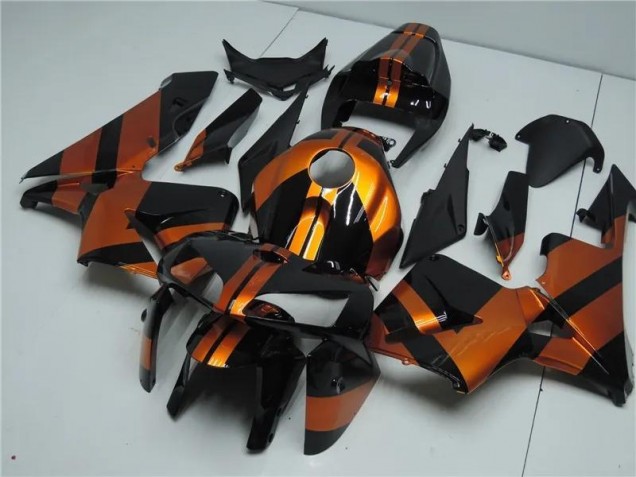 2005-2006 Orange Black CBR600RR Motorcycle Fairing Kits 2005-2006 Orange Black CBR600RR Motorcycle Fairing Kits