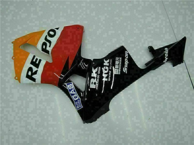 2005-2006 Orange Black Repsol CBR600RR Motorcycle Bodywork
