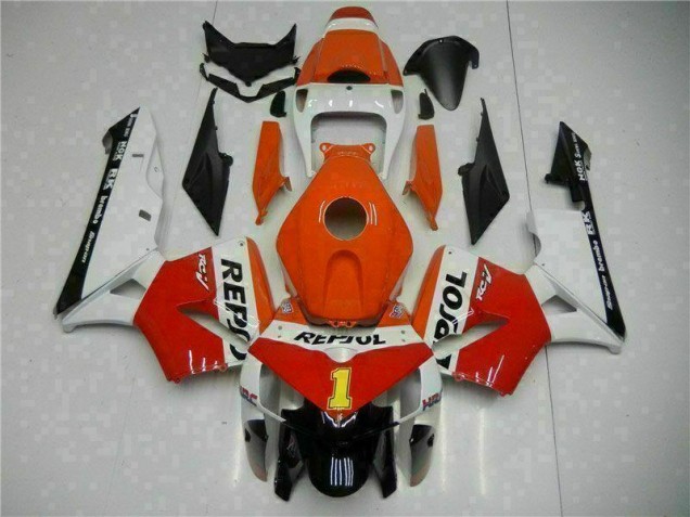 2005-2006 Orange Repsol CBR600RR Motorcycle Fairings 2005-2006 Orange Repsol CBR600RR Motorcycle Fairings