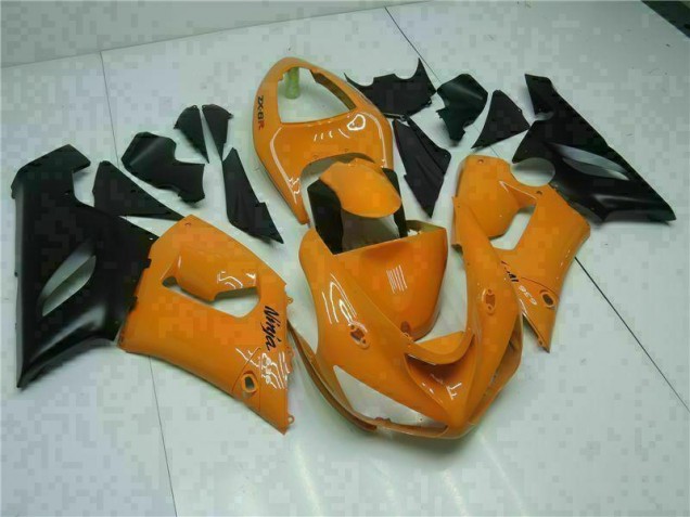 2005-2006 Orange ZX6R Motorcycle Fairings 2005-2006 Orange ZX6R Motorcycle Fairings