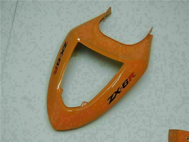 2005-2006 Orange ZX6R Motorcycle Fairings 2005-2006 Orange ZX6R Motorcycle Fairings