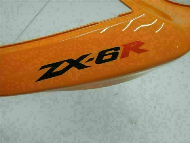 2005-2006 Orange ZX6R Motorcycle Fairings 2005-2006 Orange ZX6R Motorcycle Fairings