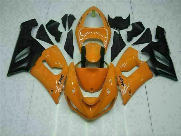 2005-2006 Orange ZX6R Motorcycle Fairings 2005-2006 Orange ZX6R Motorcycle Fairings