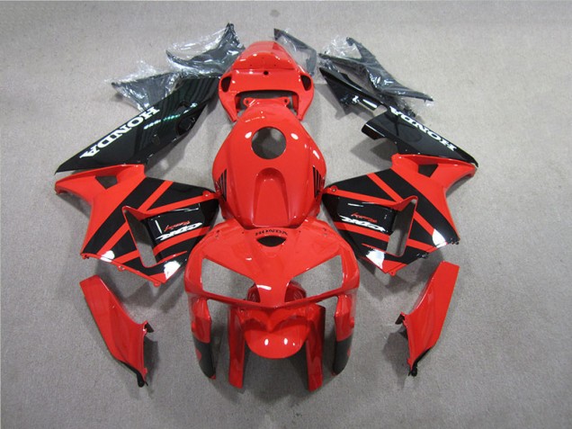 2005-2006 Red Black CBR600RR Motorcycle Fairing & Bodywork