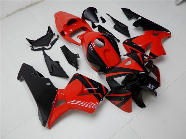 2005-2006 Red Black CBR600RR Motorcycle Fairing 2005-2006 Red Black CBR600RR Motorcycle Fairing