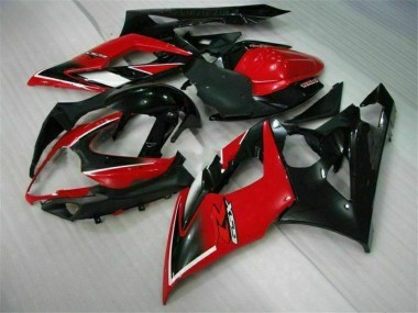2005-2006 Red Black GSXR 1000 Full Motorcycle Fairing Kits