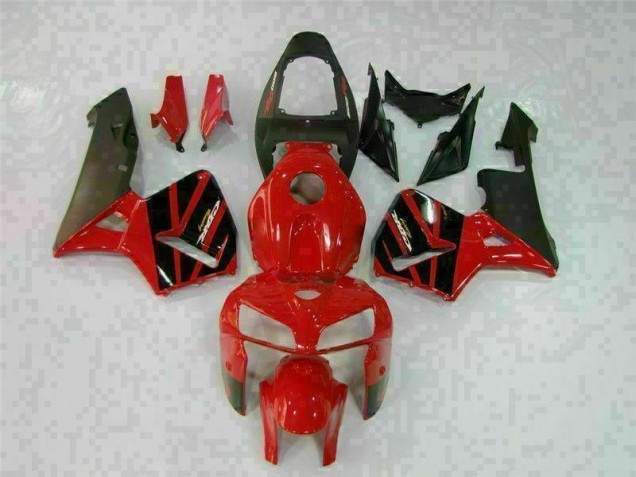 2005-2006 Red CBR600RR Motorcycle Fairings 2005-2006 Red CBR600RR Motorcycle Fairings