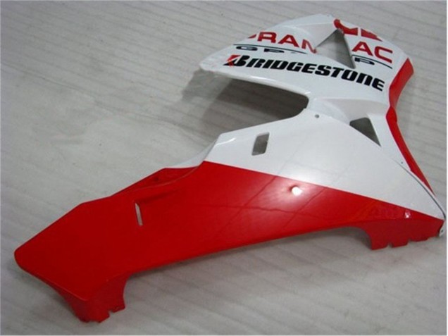 2005-2006 Red White CBR600RR Motorcycle Fairing Kits 2005-2006 Red White CBR600RR Motorcycle Fairing Kits