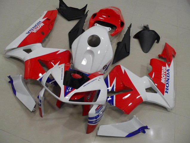 2005-2006 Red White CBR600RR Motorcycle Fairing 2005-2006 Red White CBR600RR Motorcycle Fairing