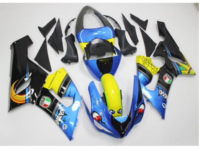 2005-2006 Shark ZX6R Motorcycle Fairings 2005-2006 Shark ZX6R Motorcycle Fairings