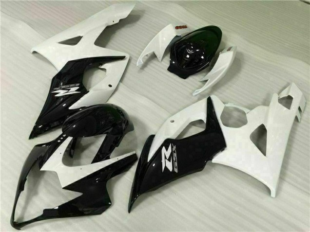 2005-2006 White Black GSXR 1000 Motorcycle Fairing 2005-2006 White Black GSXR 1000 Motorcycle Fairing