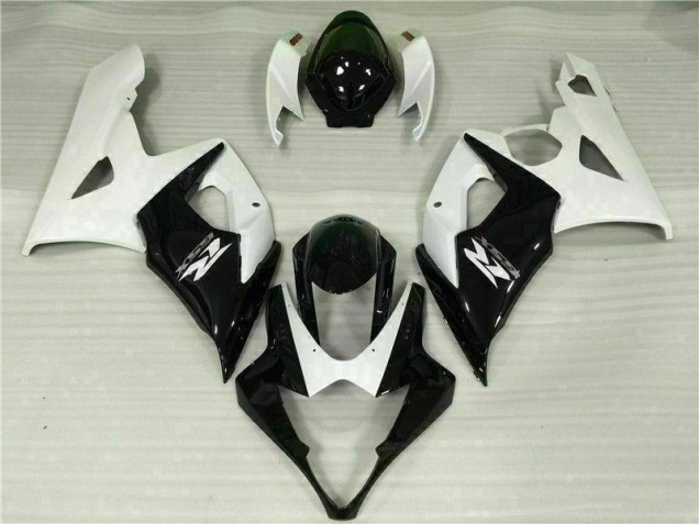 2005-2006 White Black GSXR 1000 Motorcycle Fairing 2005-2006 White Black GSXR 1000 Motorcycle Fairing