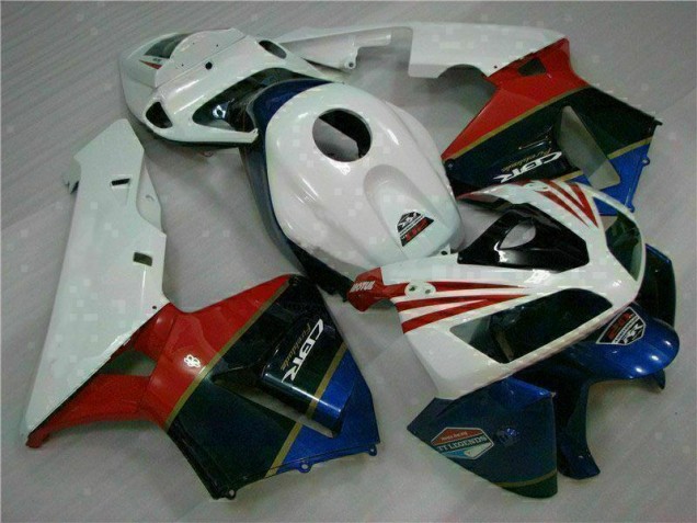 2005-2006 White CBR600RR Motorcycle Fairing Kits 2005-2006 White CBR600RR Motorcycle Fairing Kits