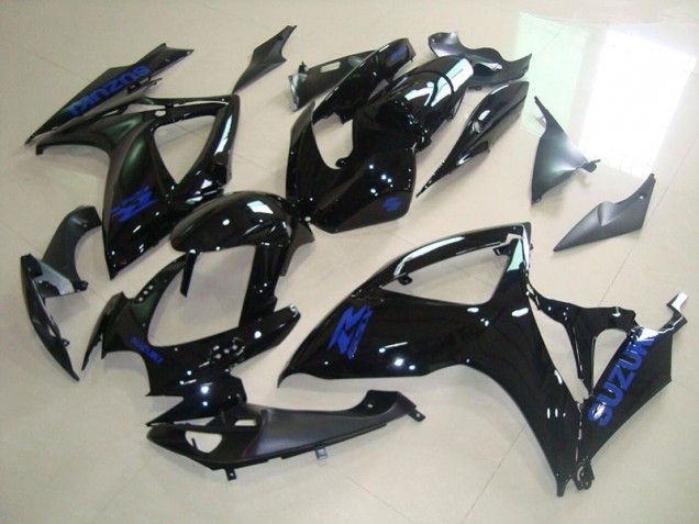 2006-2007 Black Blue Decal GSXR 750 Motorcycle Fairings 2006-2007 Black Blue Decal GSXR 750 Motorcycle Fairings