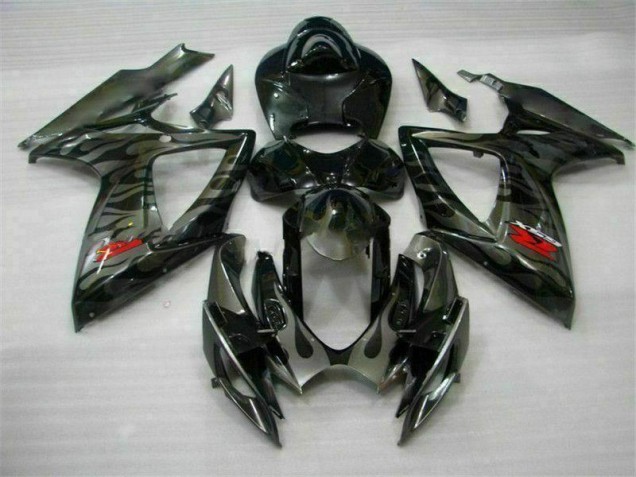 2006-2007 Black GSXR 600/750 Full Motorcycle Fairing Kits 2006-2007 Black GSXR 600/750 Full Motorcycle Fairing Kits
