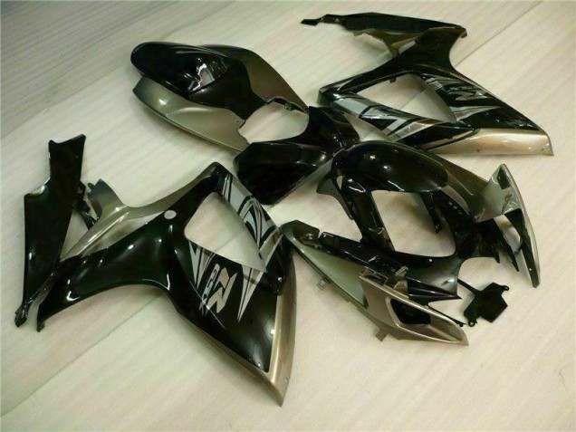 2006-2007 Black Grey GSXR 600/750 Motorcycle Fairings 2006-2007 Black Grey GSXR 600/750 Motorcycle Fairings