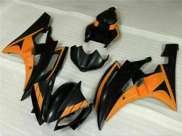 2006-2007 Black Orange YZF R6 Motorcycle Fairings 2006-2007 Black Orange YZF R6 Motorcycle Fairings