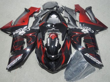 2006-2007 Black Red Corona Extra ZX10R Motorcycle Fairings