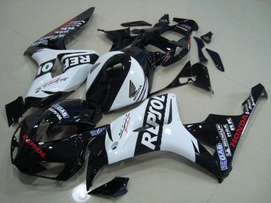 2006-2007 Black White Repsol CBR1000RR Motorcycle Fairings