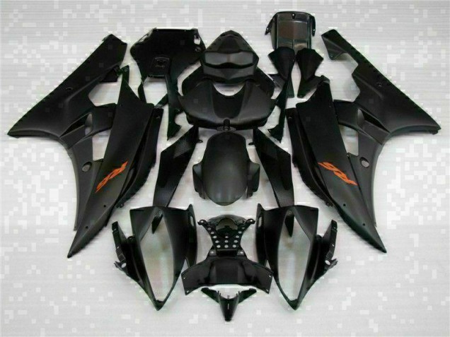 2006-2007 Black YZF R6 Aftermarket Motorcycle Fairing 2006-2007 Black YZF R6 Aftermarket Motorcycle Fairing