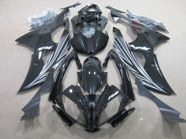 2006-2007 Black YZF R6 Aftermarket Motorcycle Fairings