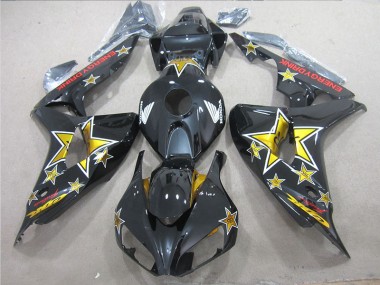 2006-2007 Black Yellow ENERGY DRINK CBR1000RR Motorcycle Fairings