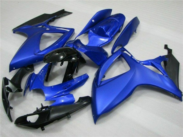2006-2007 Blue Black GSXR 600/750 Full Motorcycle Fairing Kits 2006-2007 Blue Black GSXR 600/750 Full Motorcycle Fairing Kits